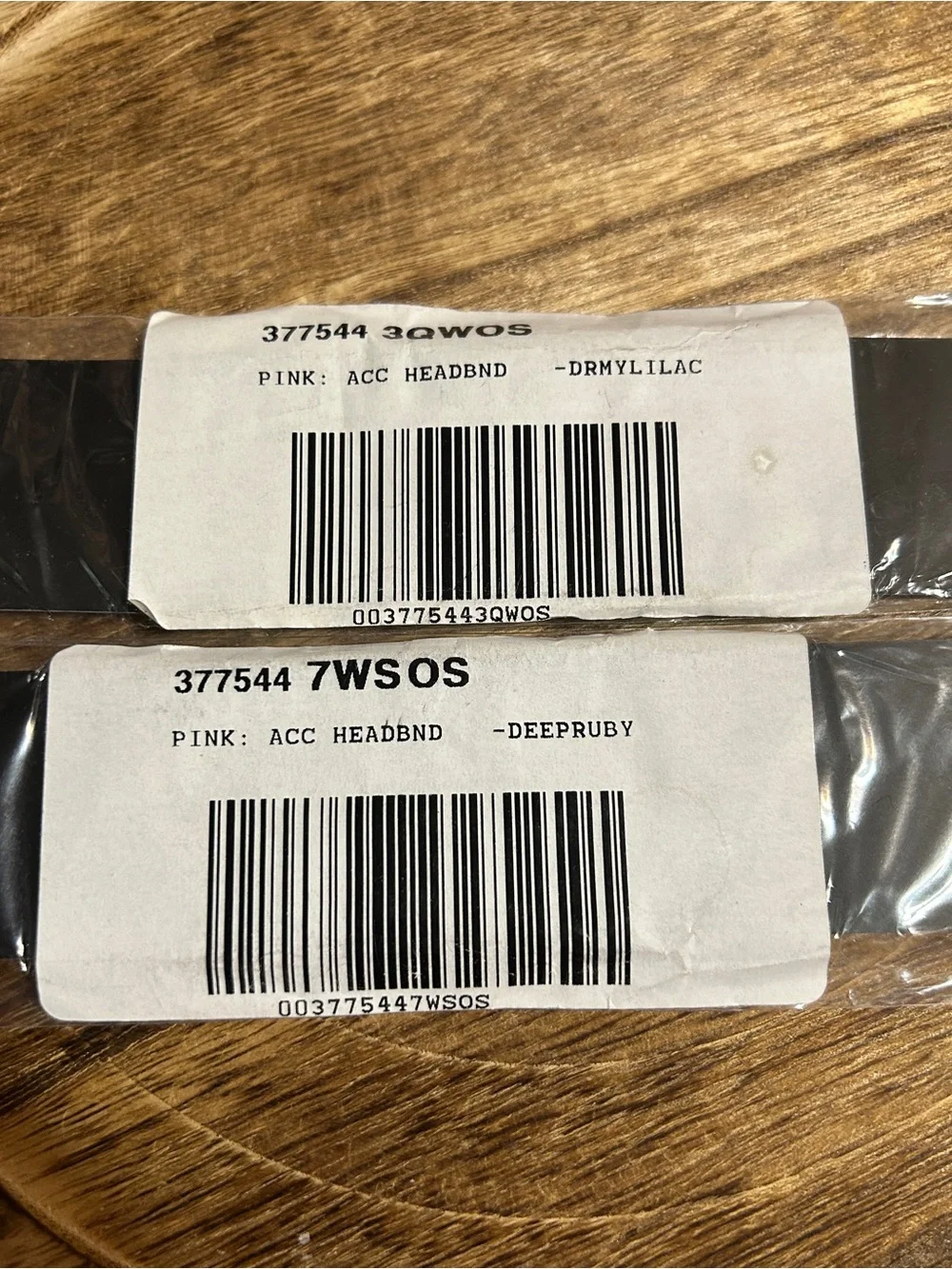 PINK Victoria's Secret Elastic Headband Duo -